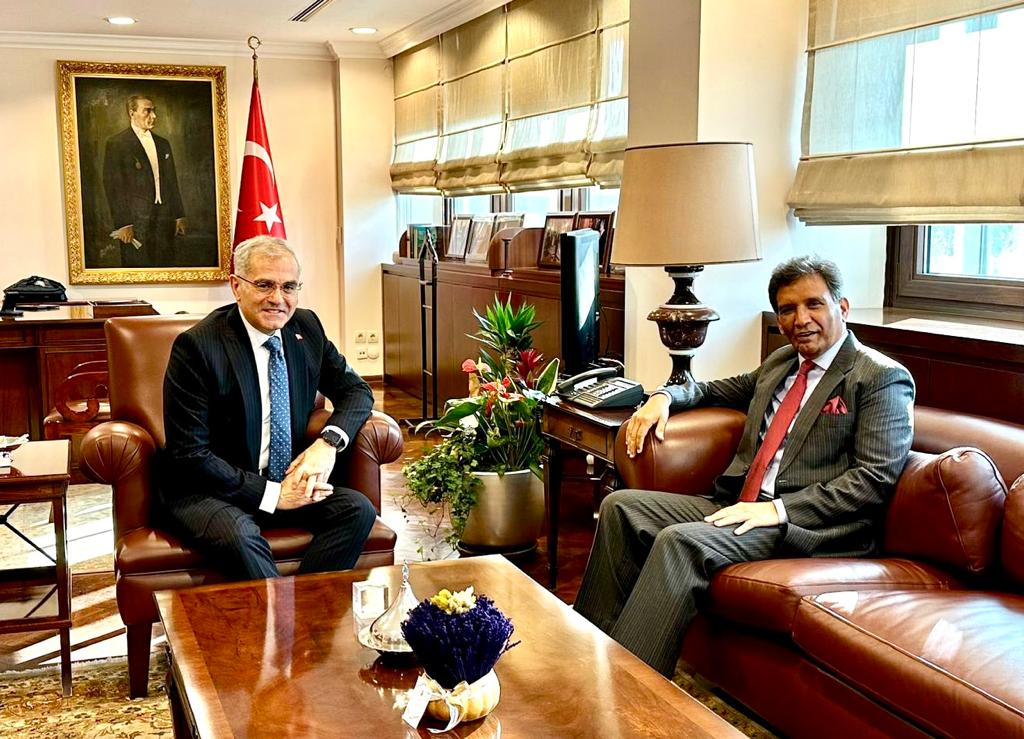 Ambassador Dr. Virander Paul's courtesy call on H.E. Burak Akçapar, Deputy Foreign Minister of Türkiye
