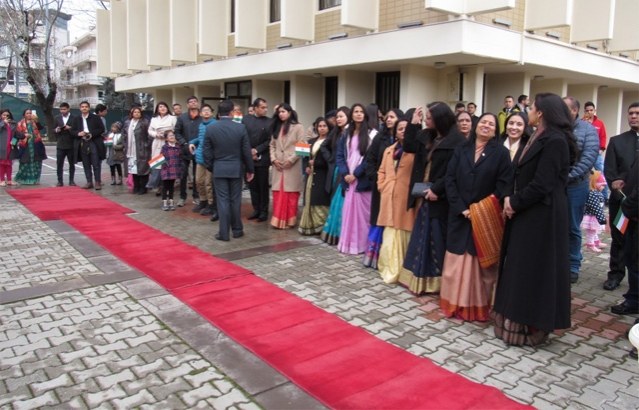70th Republic Day of India was celebrated in the premises of Embassy of India, Ankara in the morning of 26 January, 2019 
